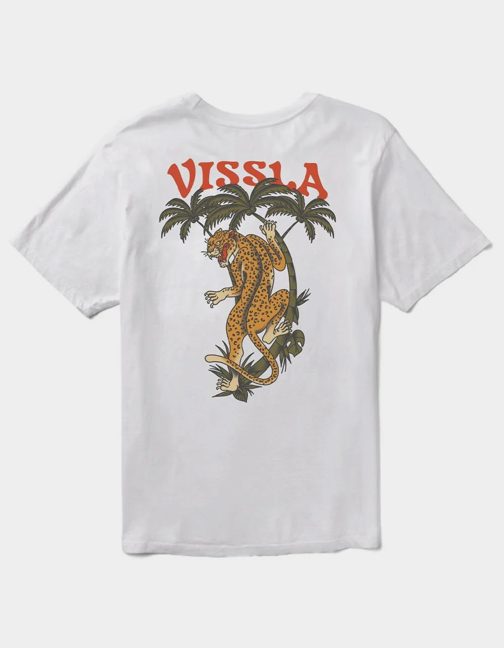 VISSLA Big Cat Boys Tee - WHITE