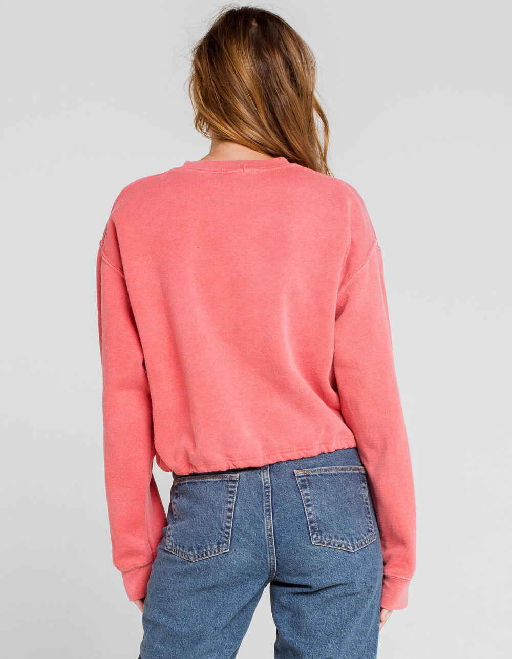 BDG Urban Outfitters Bubble Hem Womens Red Sweatshirt - RED | Tillys