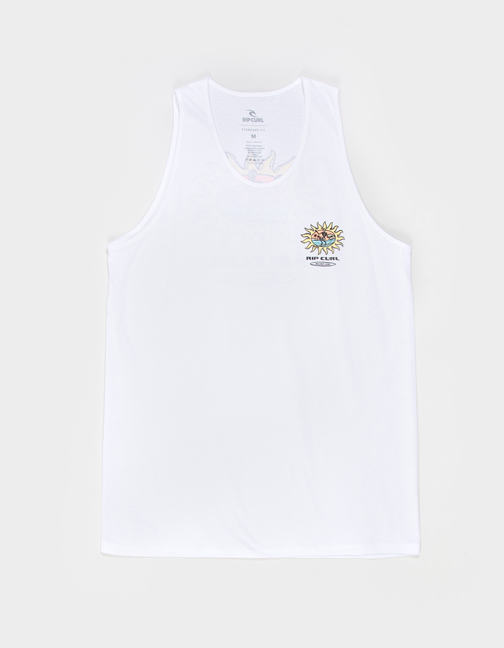 RIP CURL Sun Surf Mens Tank Top - WHITE