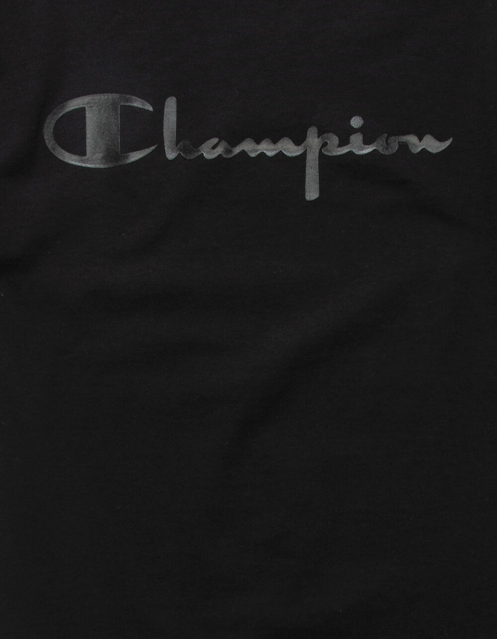 CHAMPION Glossy Silicon Script Mens Tee - BLACK | Tillys