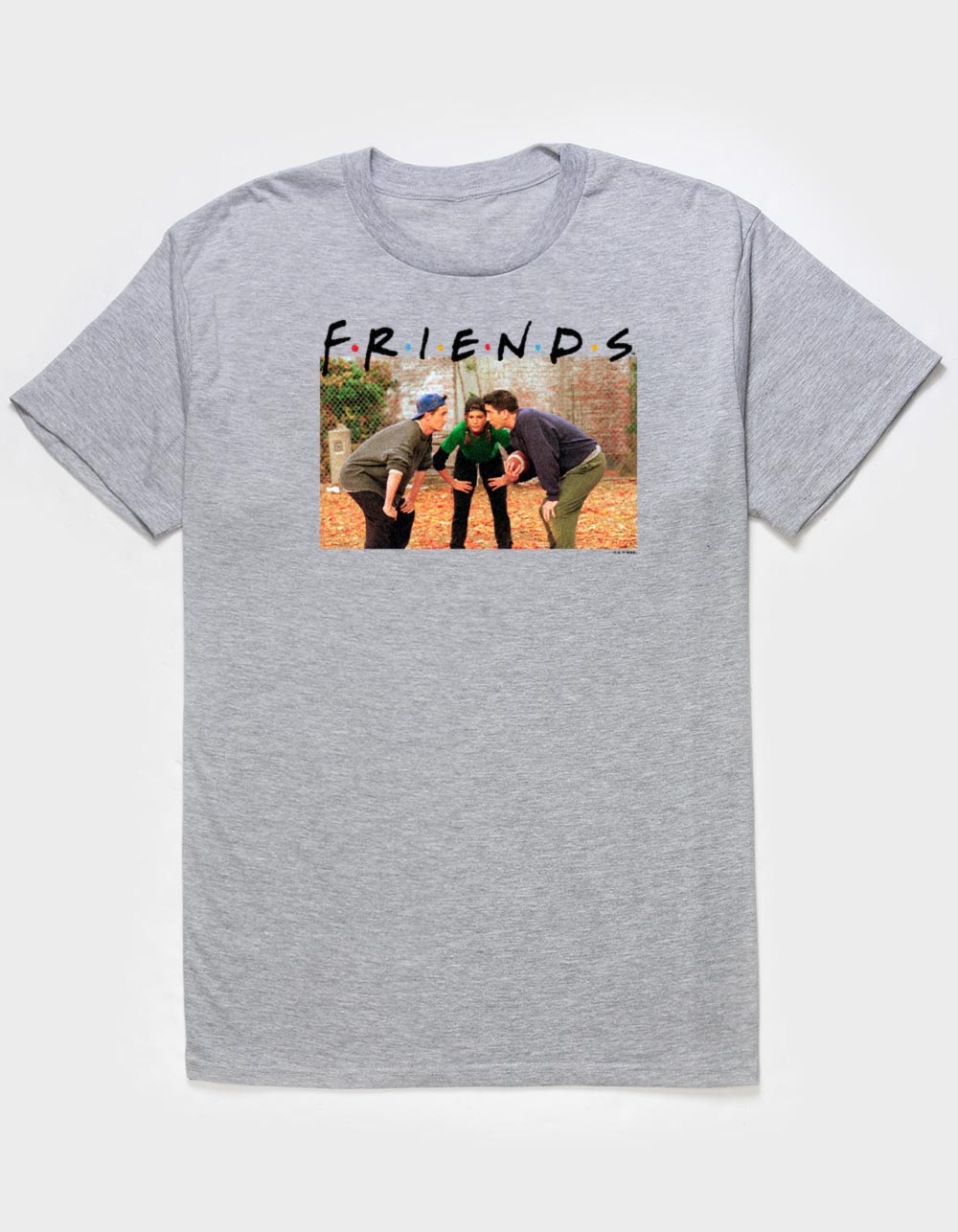 FRIENDS Football Unisex Tee - HEATHER GRAY
