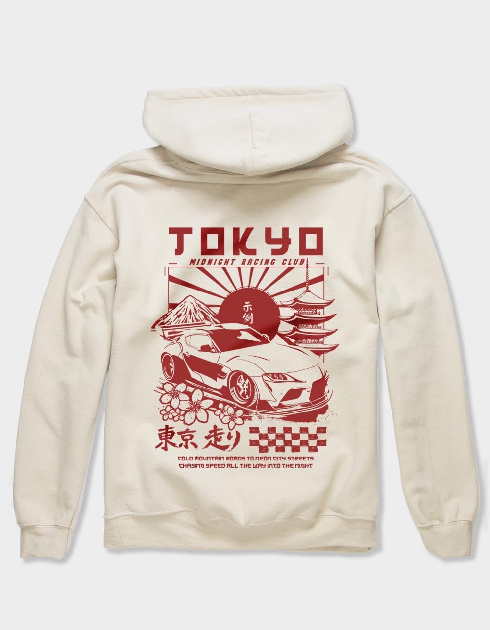 TOKYO Midnight Racing Club Unisex Hoodie - SAND