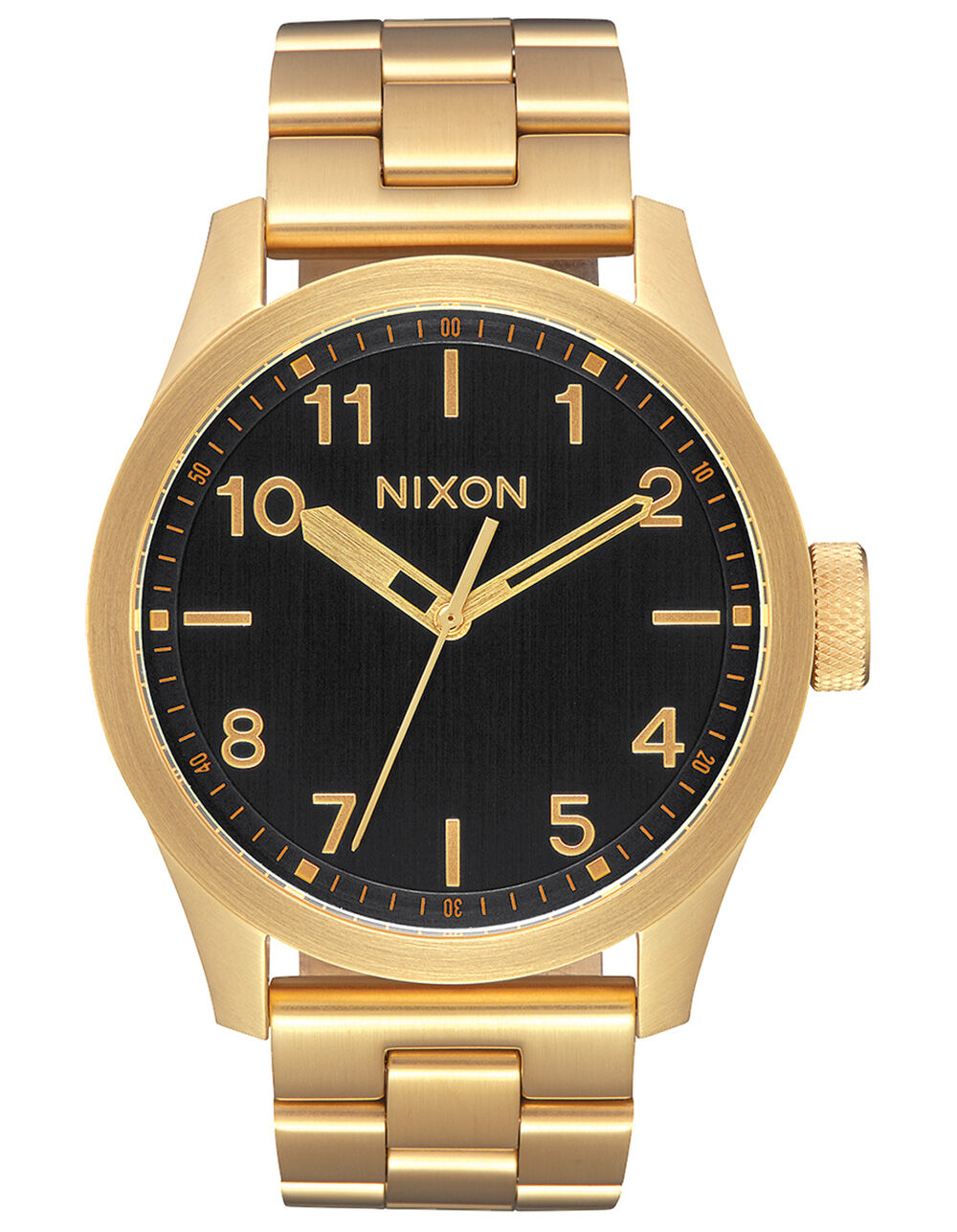 NIXON Safari Gold & Black Watch - GOLD/BLACK