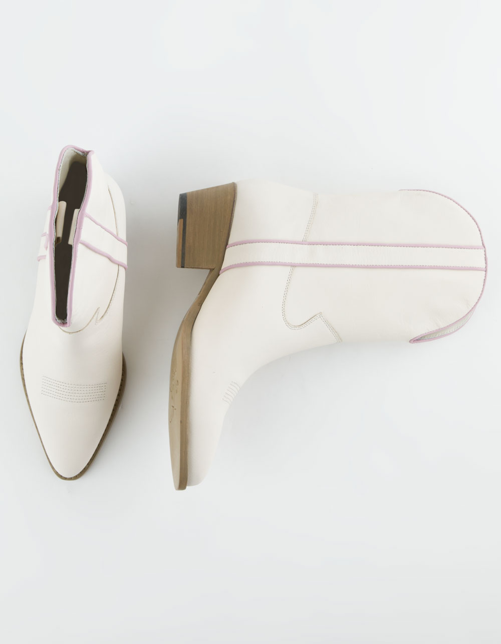 FREE PEOPLE Borderline Womens Western Boots - NATURAL
