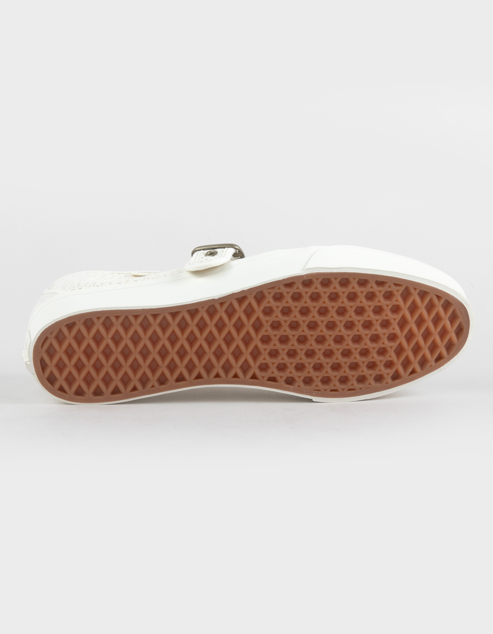 VANS Mary Jane Crochet Womens Shoes - CREAM