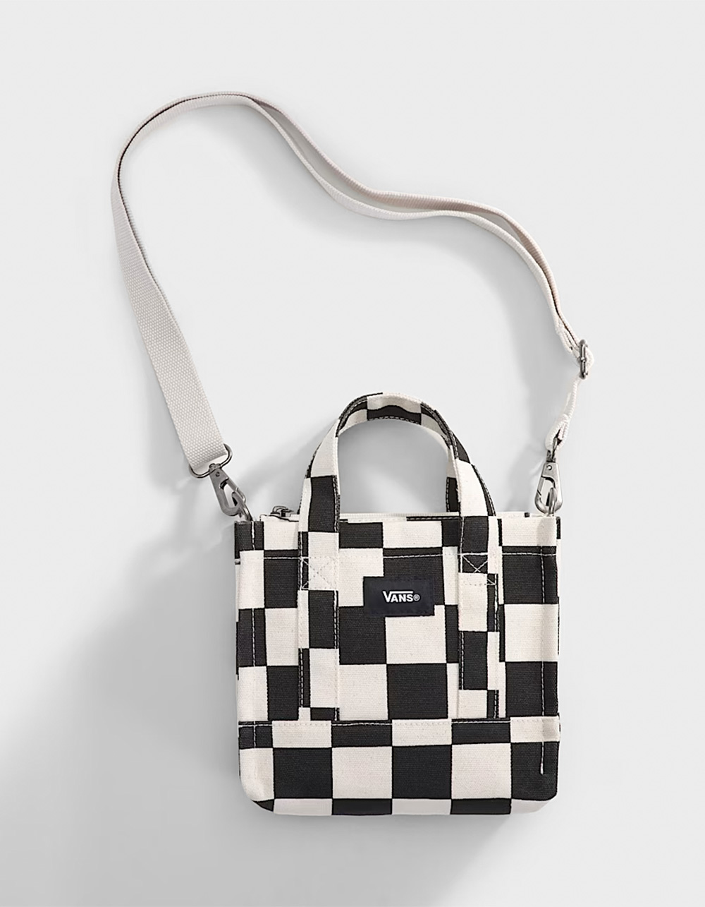 VANS Lil Pergs Checkerboard Tote Bag - Cream Combo
