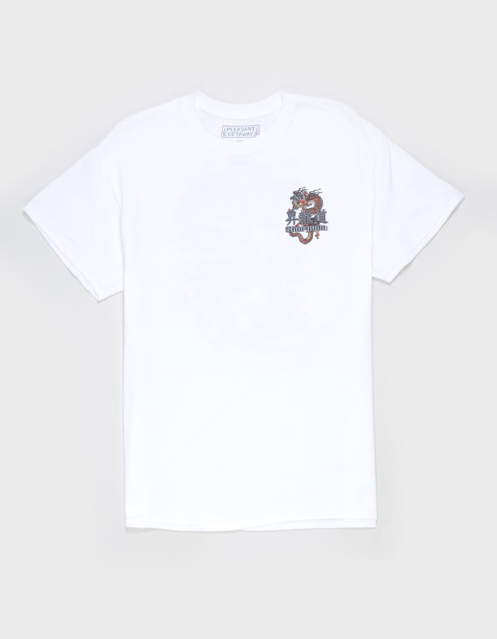 PLEASANT GETAWAY Shoryudo Mens Tee - WHITE