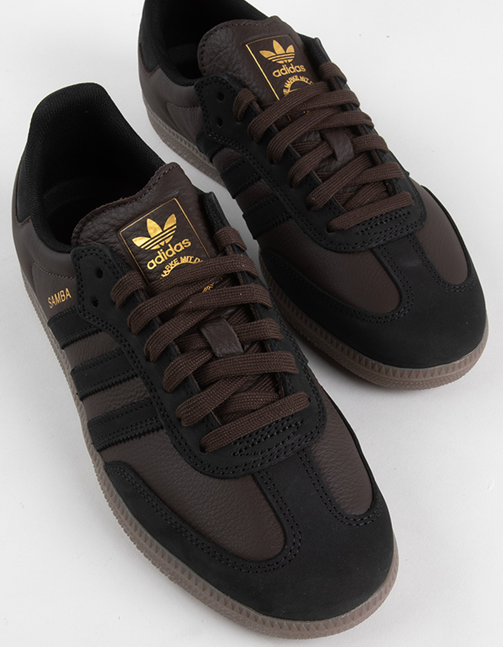 ADIDAS Samba ADV Shoes - DARK BROWN