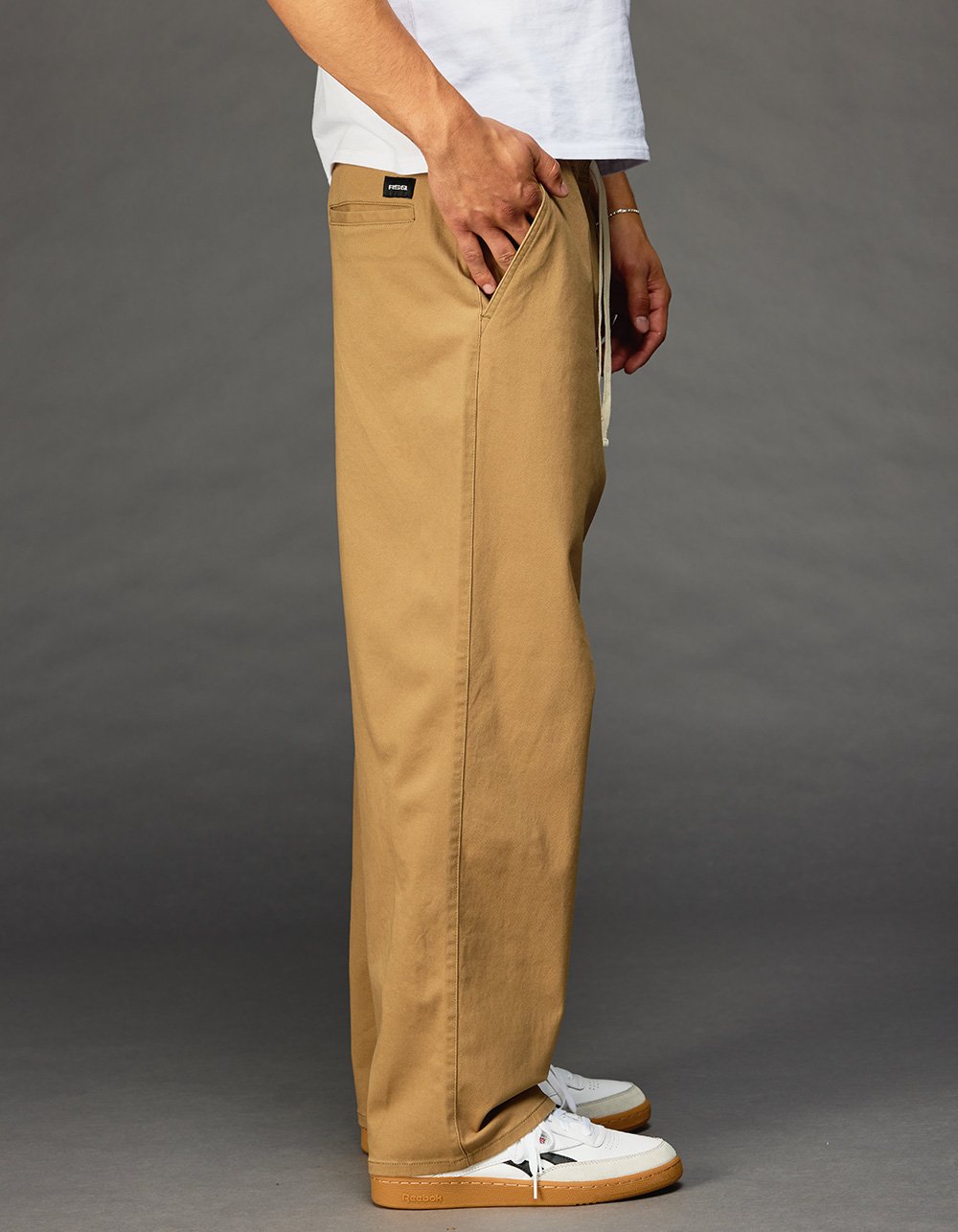 RSQ Mens Straight Twill Pull On Pants