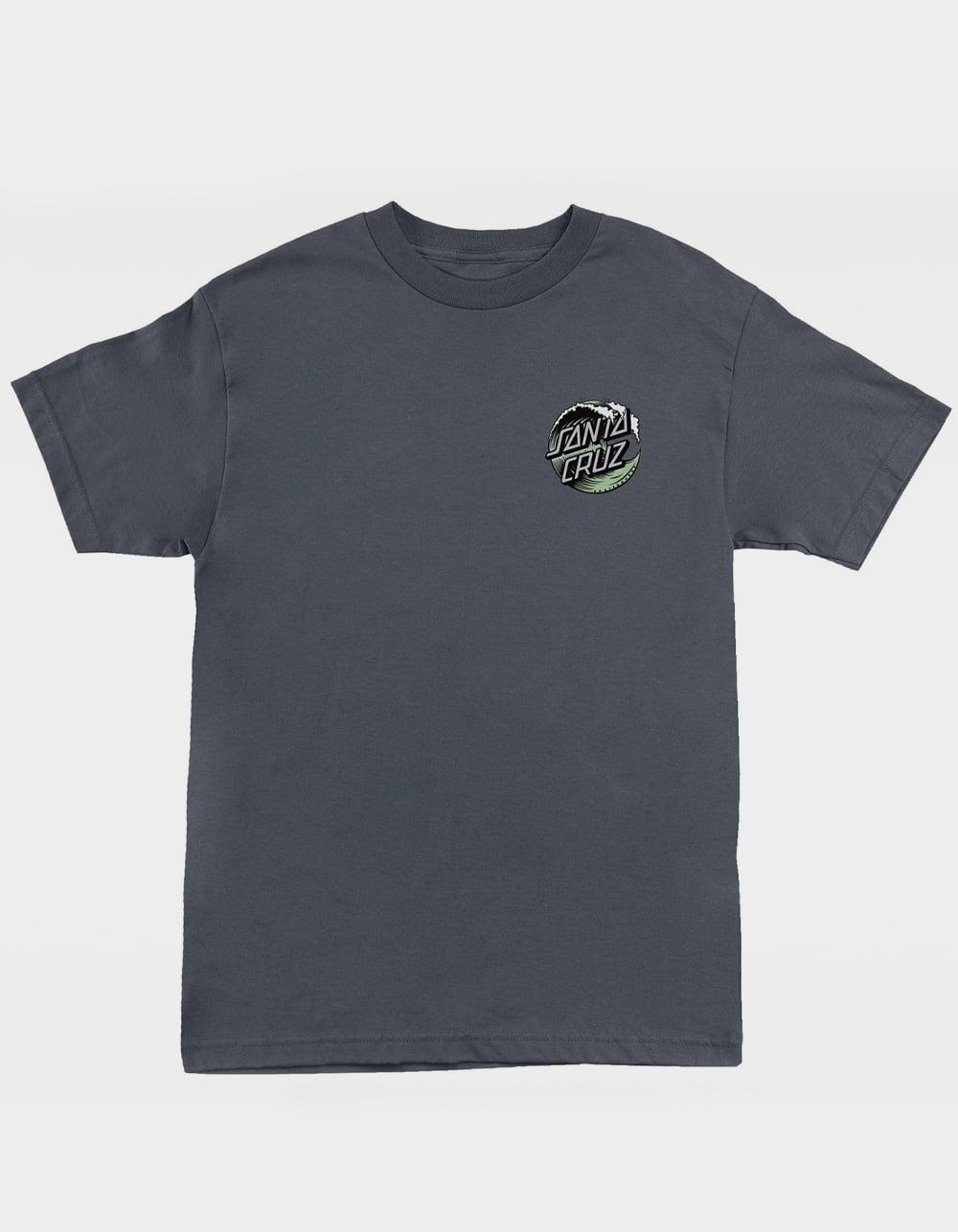 SANTA CRUZ Wave Dot Mens Tee - CHARCOAL