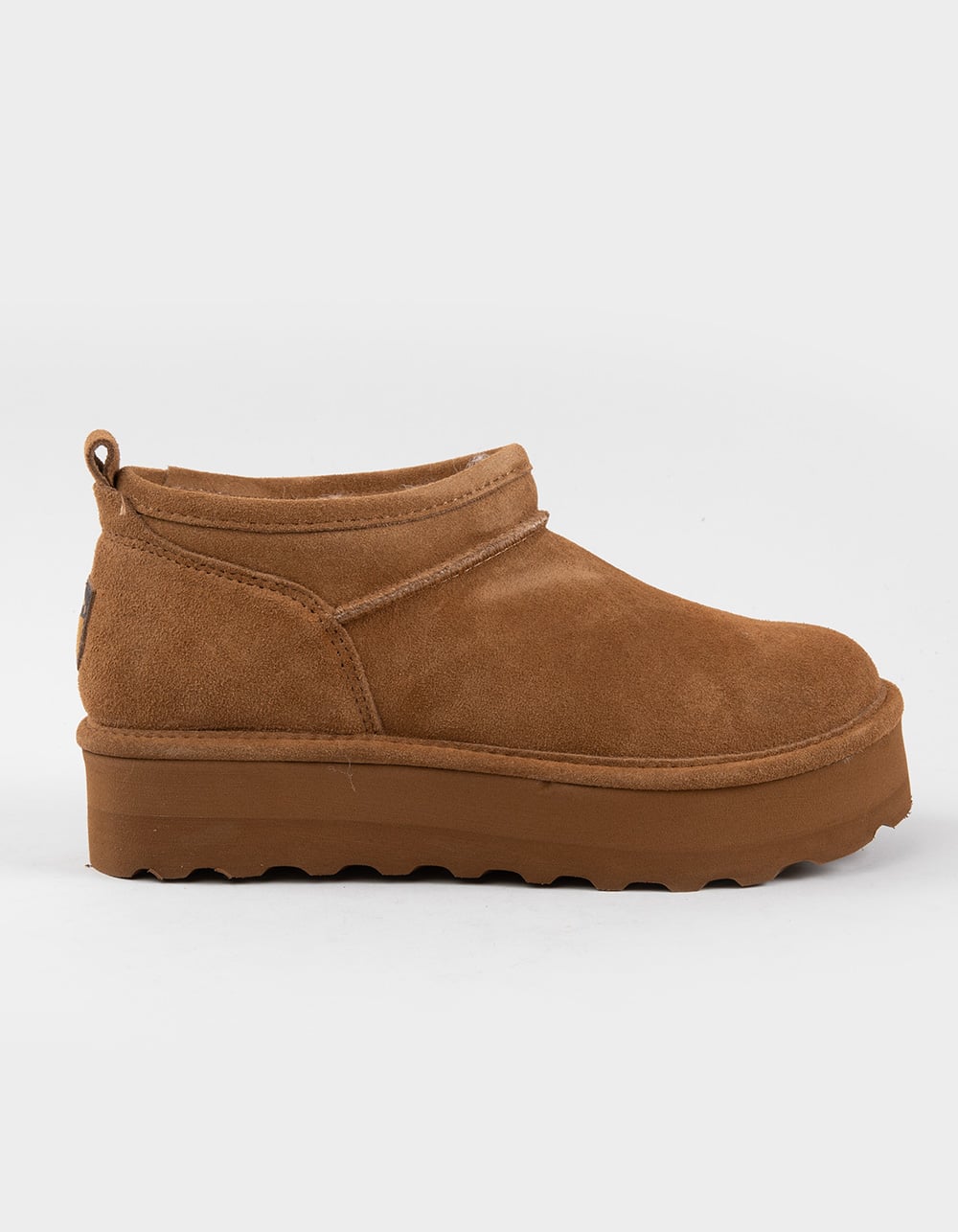 BEARPAW Retro Super Shorty Womens Platform Boots - BROWN