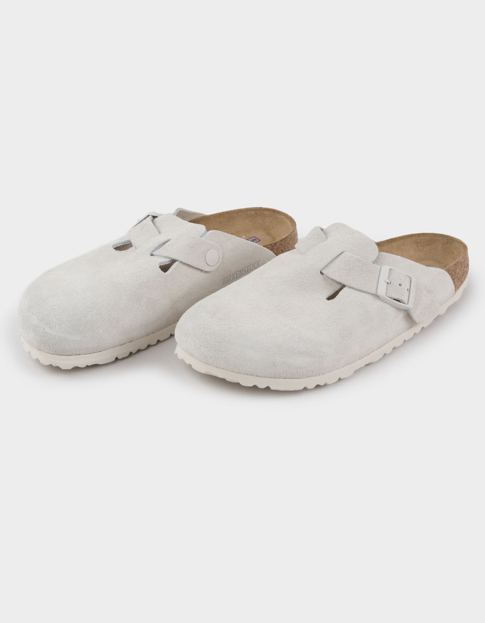 BIRKENSTOCK Boston Soft Footbed Womens Clogs - WHITE