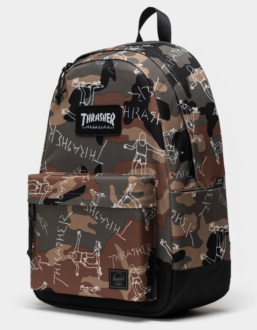 HERSCHEL SUPPLY CO. x Thrasher Gonz Classic XL Backpack - WOODLAND CAMO
