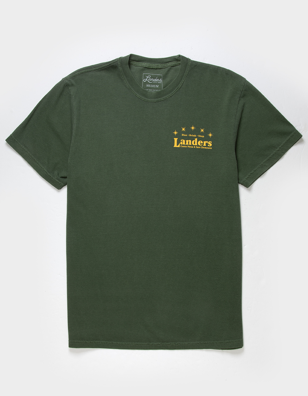 LANDERS SUPPLY HOUSE Star Classic Mens Tee - GREEN