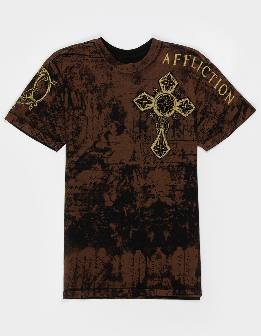 AFFLICTION Spiker Mens Tee - BROWN
