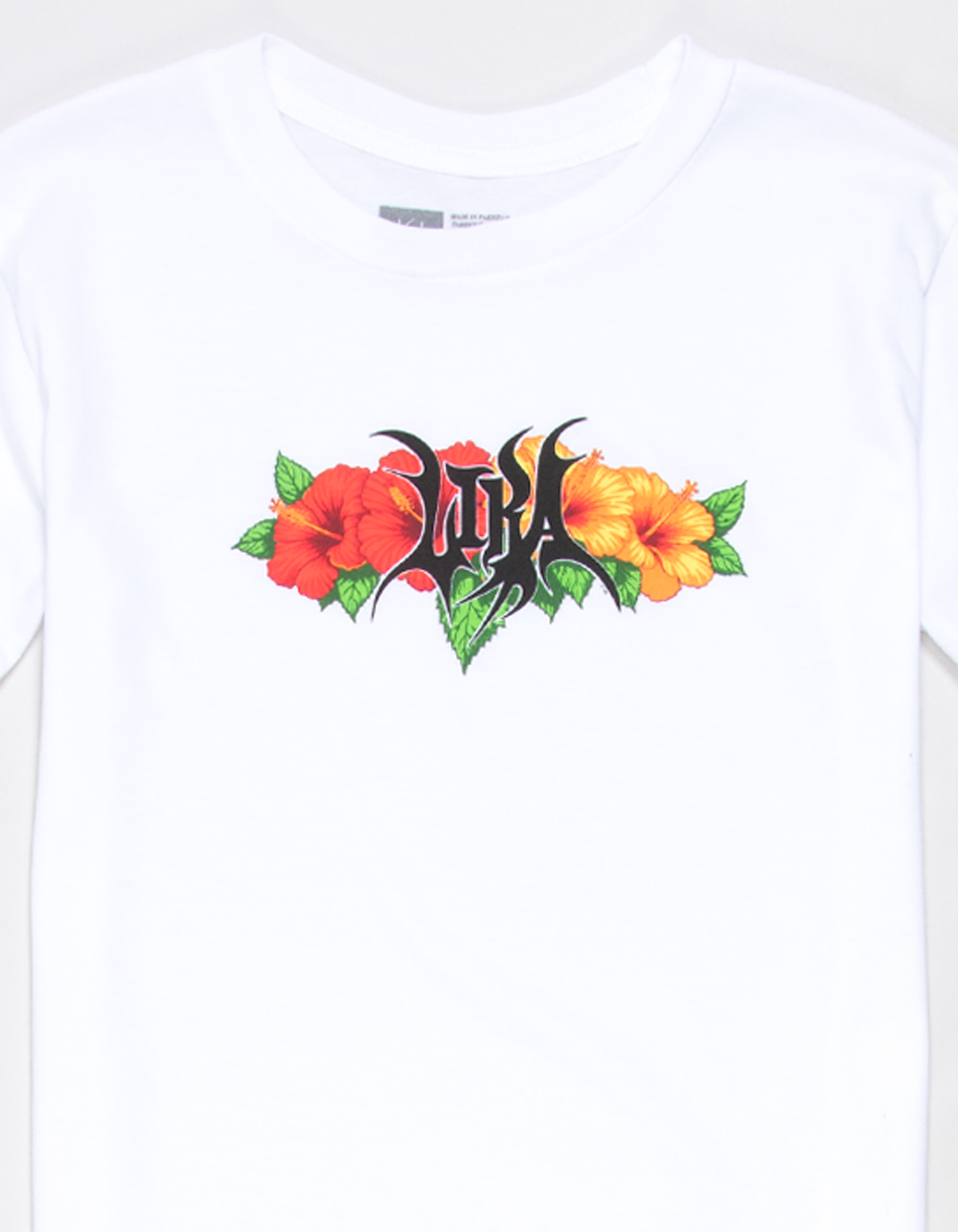 LIRA Hibiscus Boys Tee - WHITE