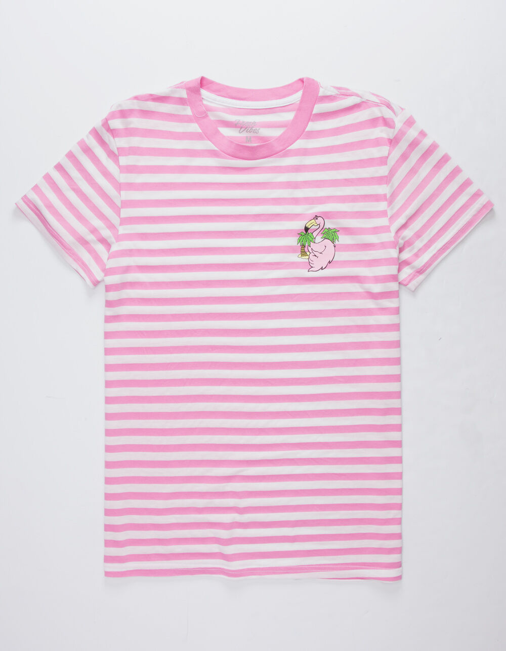 FRESH VIBES Flamingo Mens T-Shirt image number 0