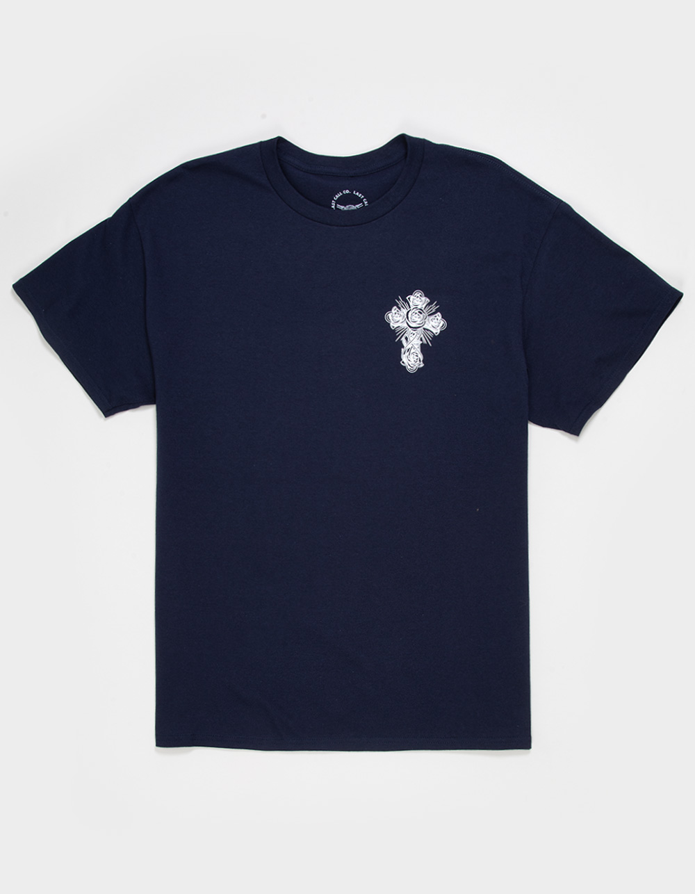 LAST CALL CO. Cross Bouquet Mens Tee - NAVY