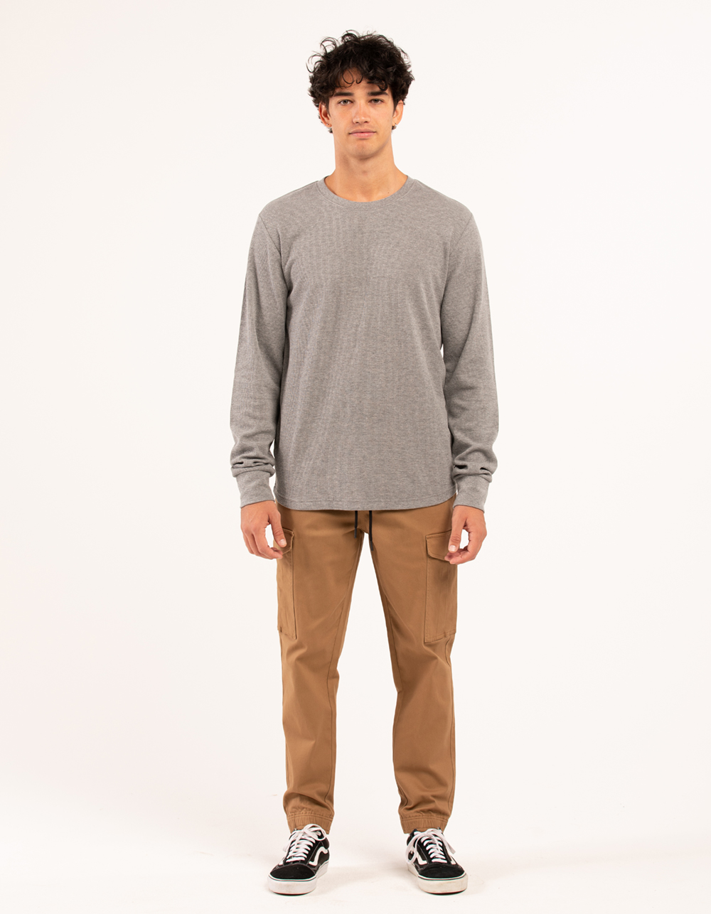 RSQ Mens Twill Cargo Jogger Pants