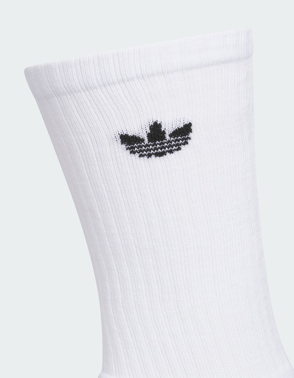 ADIDAS Originals 6 Pack Trefoil 2.0 Crew Socks - BLK/WHT