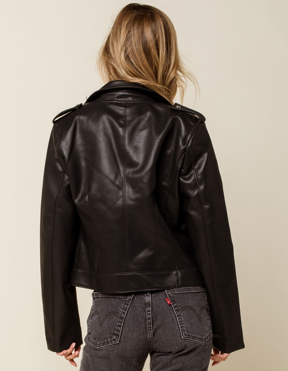 BLANK NYC In Plain Sight Womens Moto Jacket image number 2