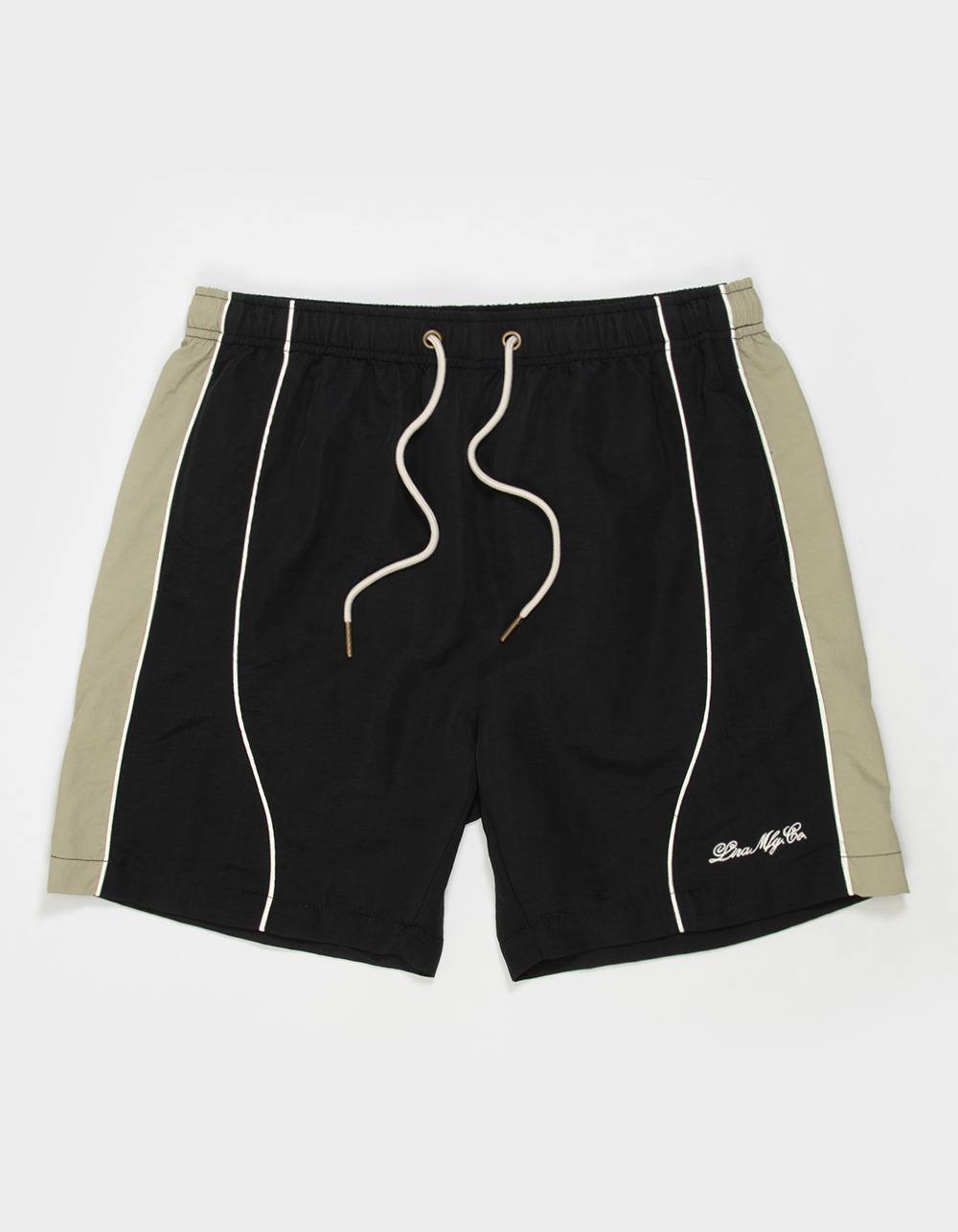 LIRA Mens Nylon Pieced Shorts - BLK/FATIGUE