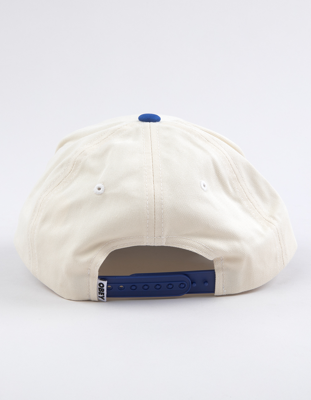 OBEY Ranch 5 Panel Snapback Hat - BLUE COMBO