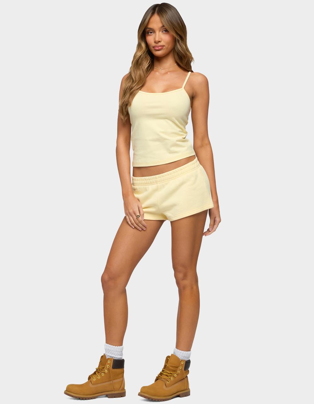 EDIKTED Cataleya Tank Top - YELLOW
