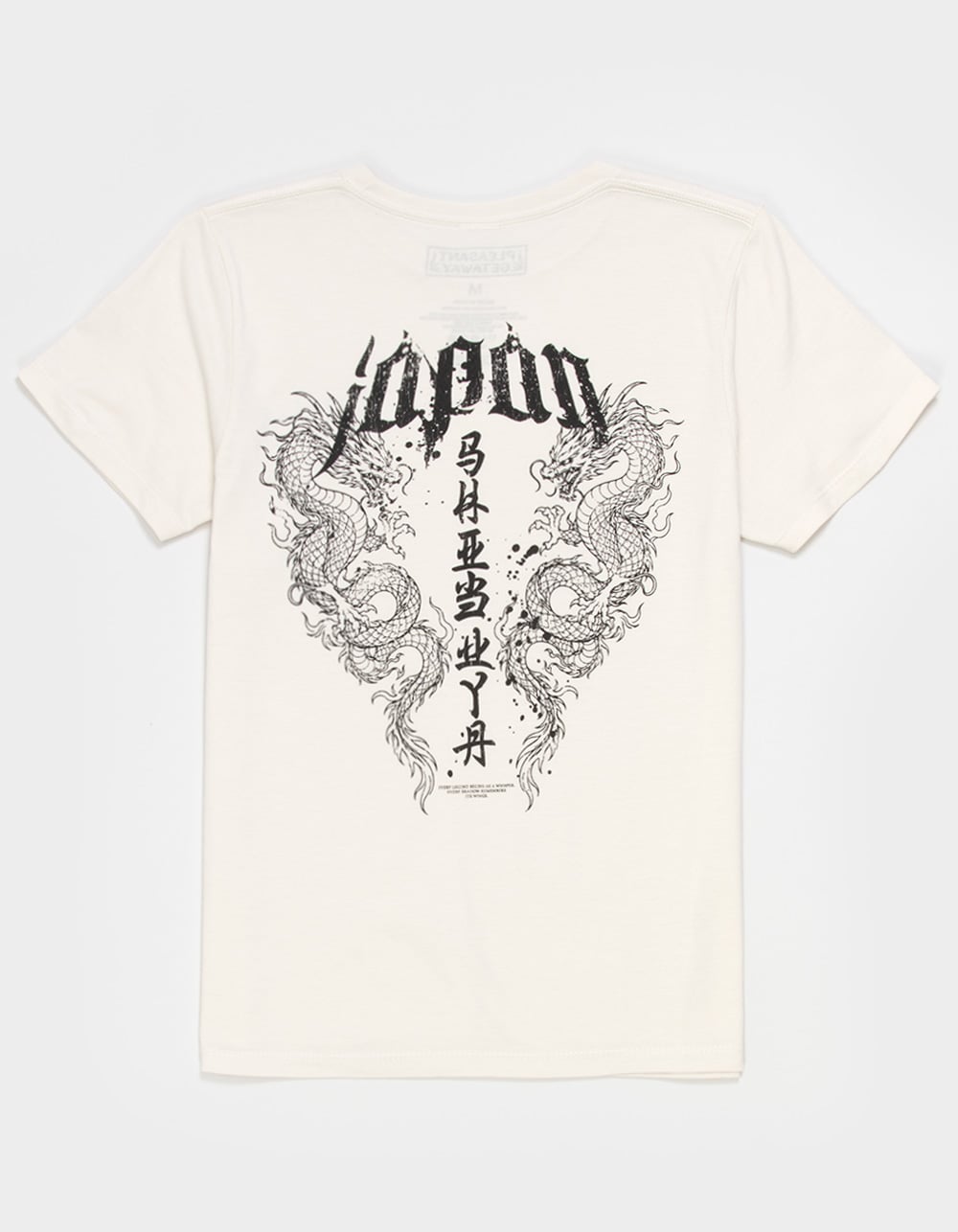 PLEASANT GETAWAY Twin Dragons Boys Tee - CREAM