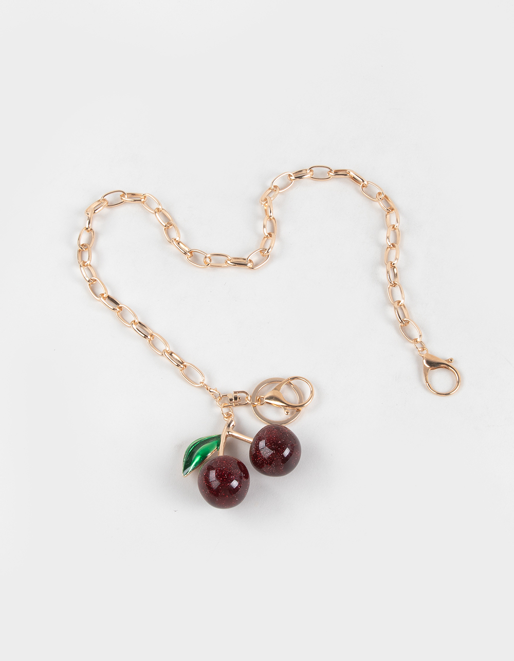 FULL TILT Cherry Bag Chain - GOLD