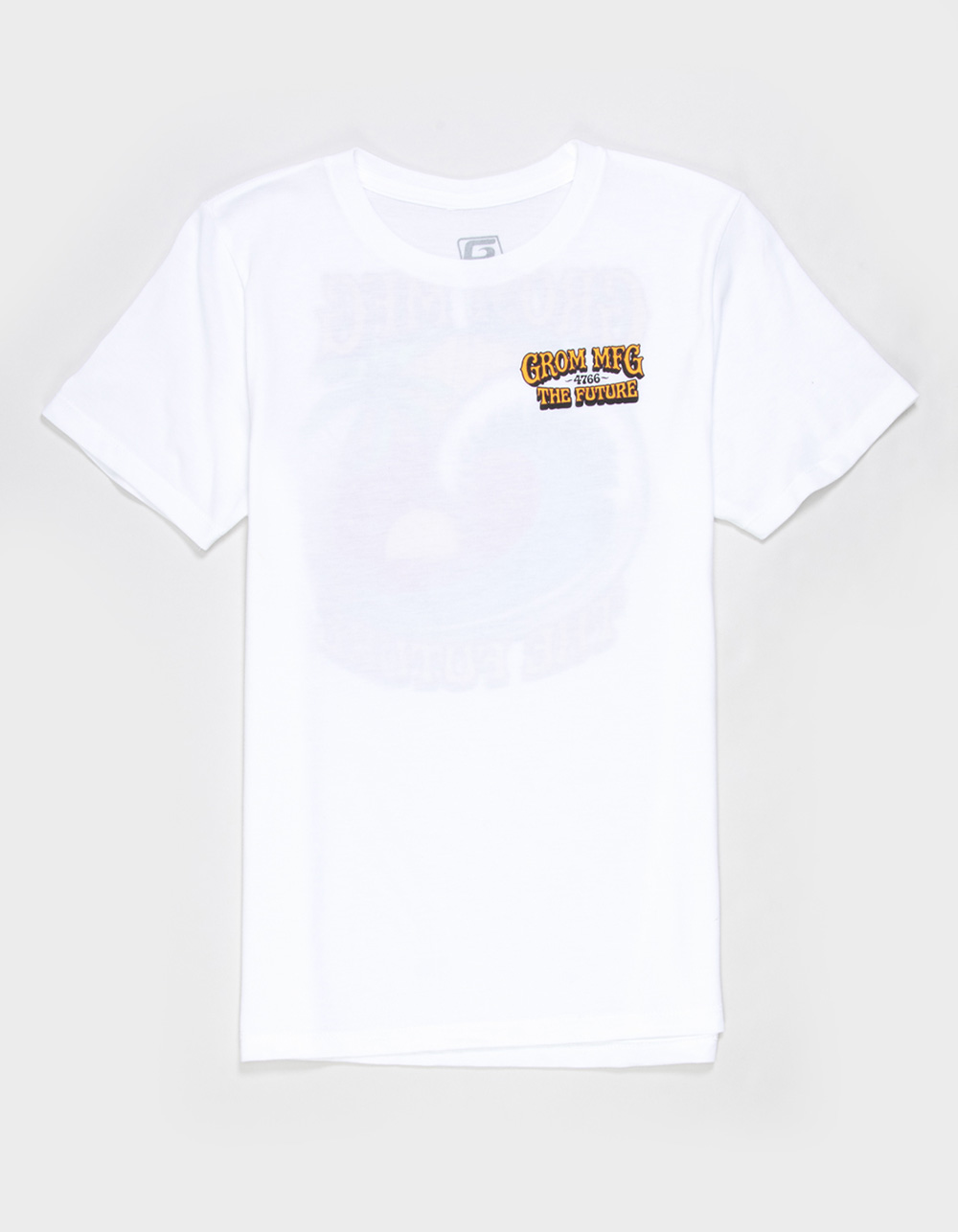 GROM Big Wave Boys Tee - WHITE