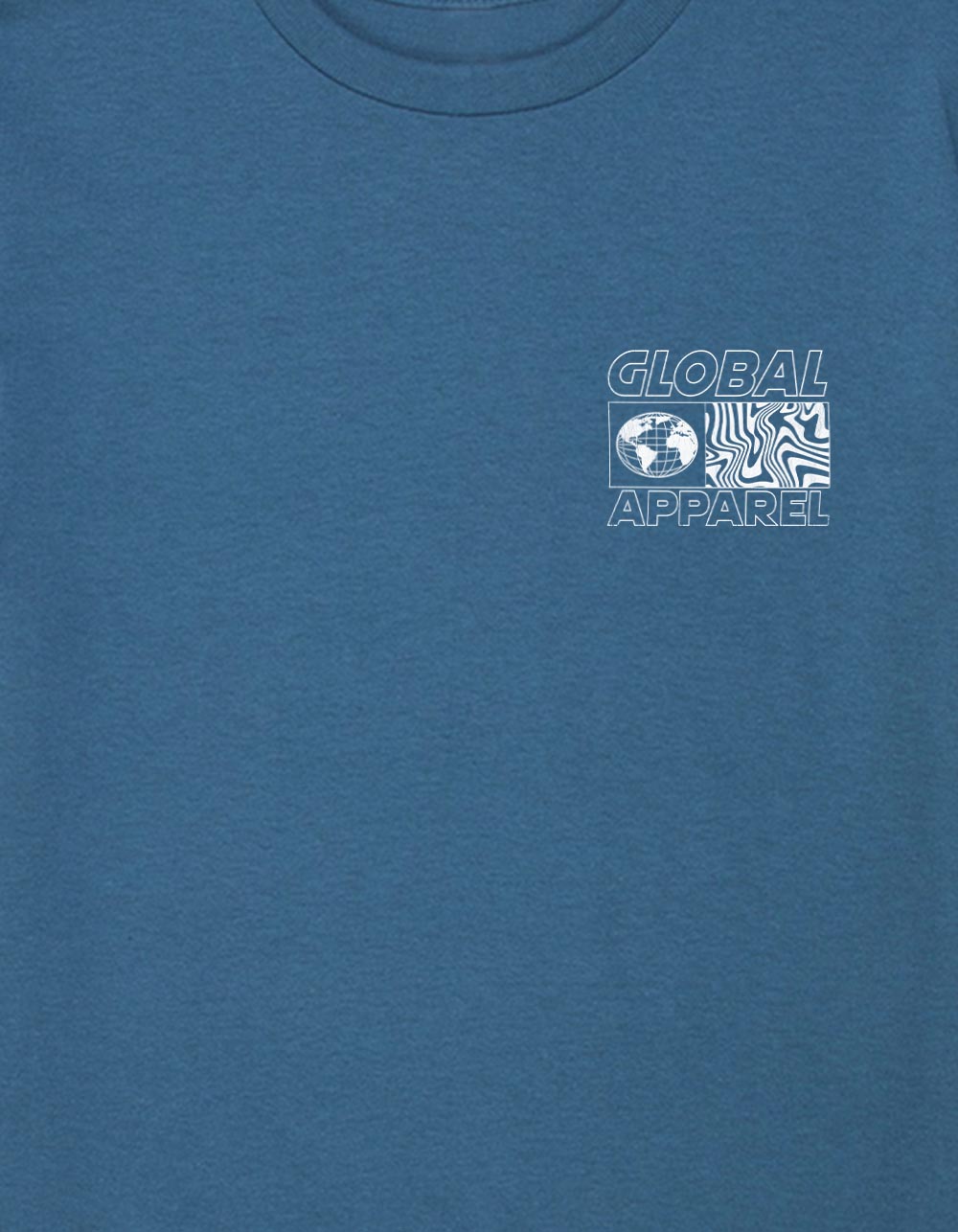 GLOBE Global Apparel Unisex Kids Tee - INDIGO