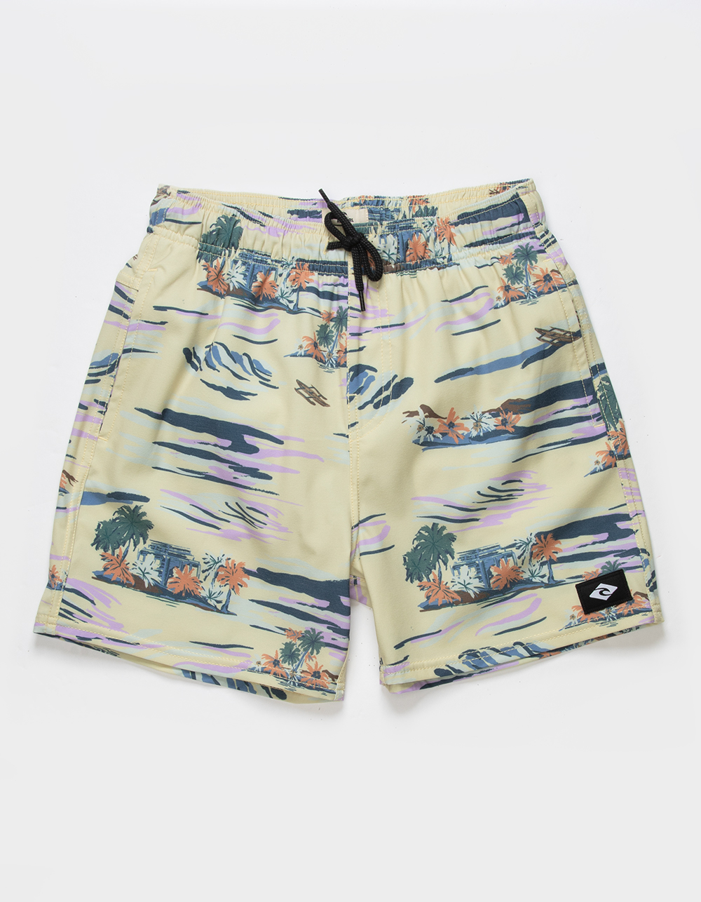 Rip Curl Block Party Track Shorts-Oatmeal Marle — REAL Watersports