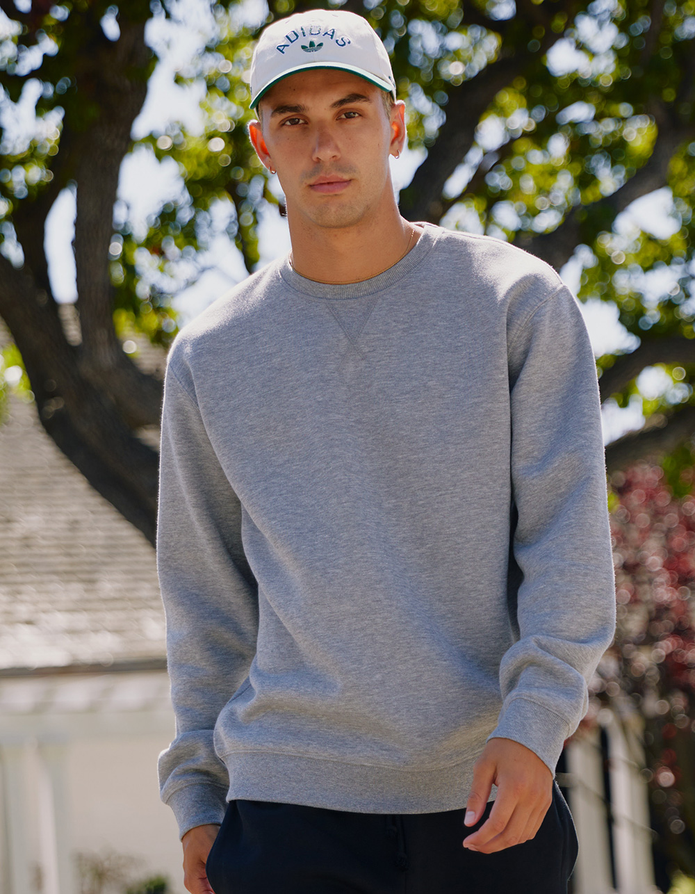 Men's Grey Fleece Sweatshirts & Hoodies