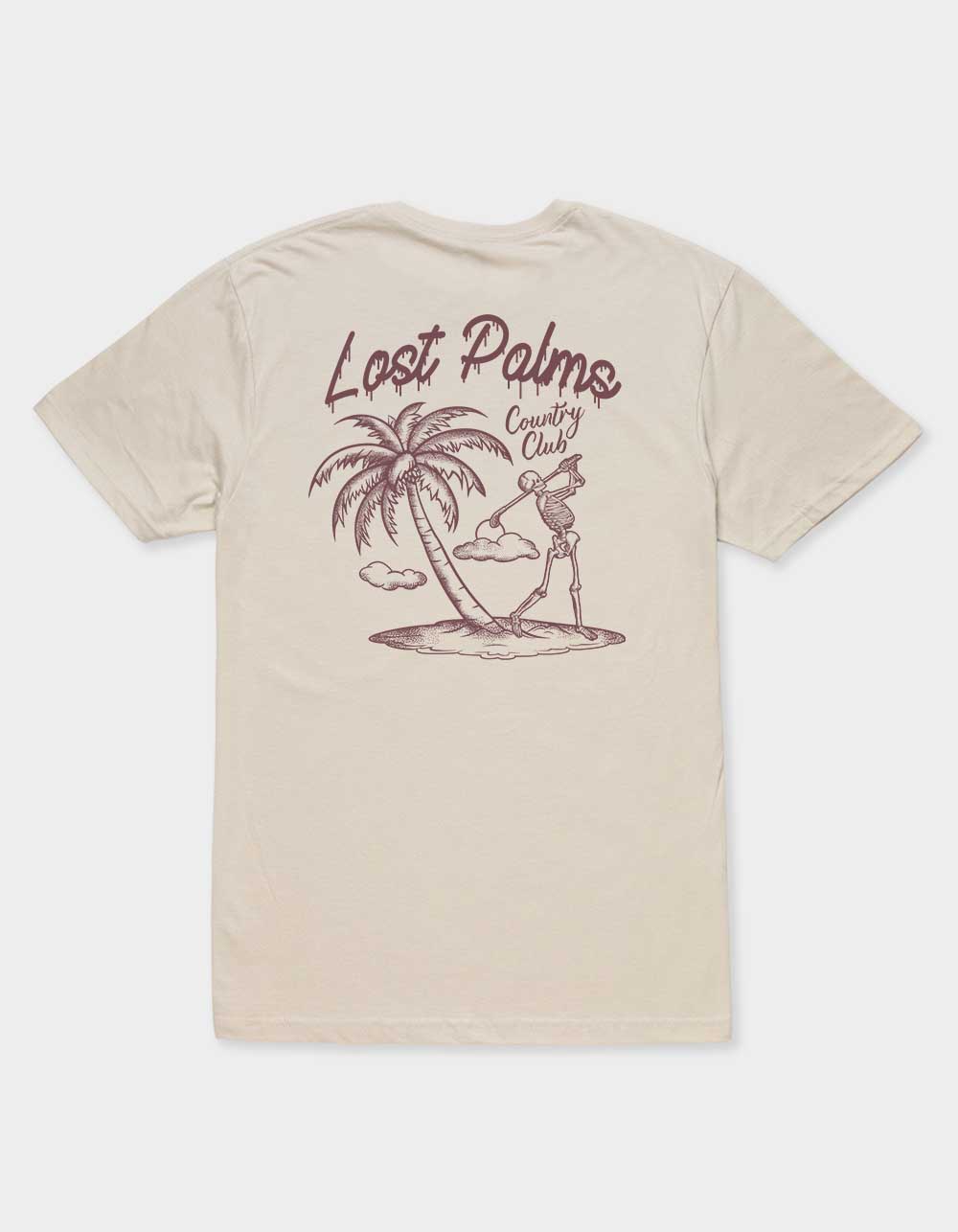 GOLF Lost Palms Country Club Unisex Tee - SAND