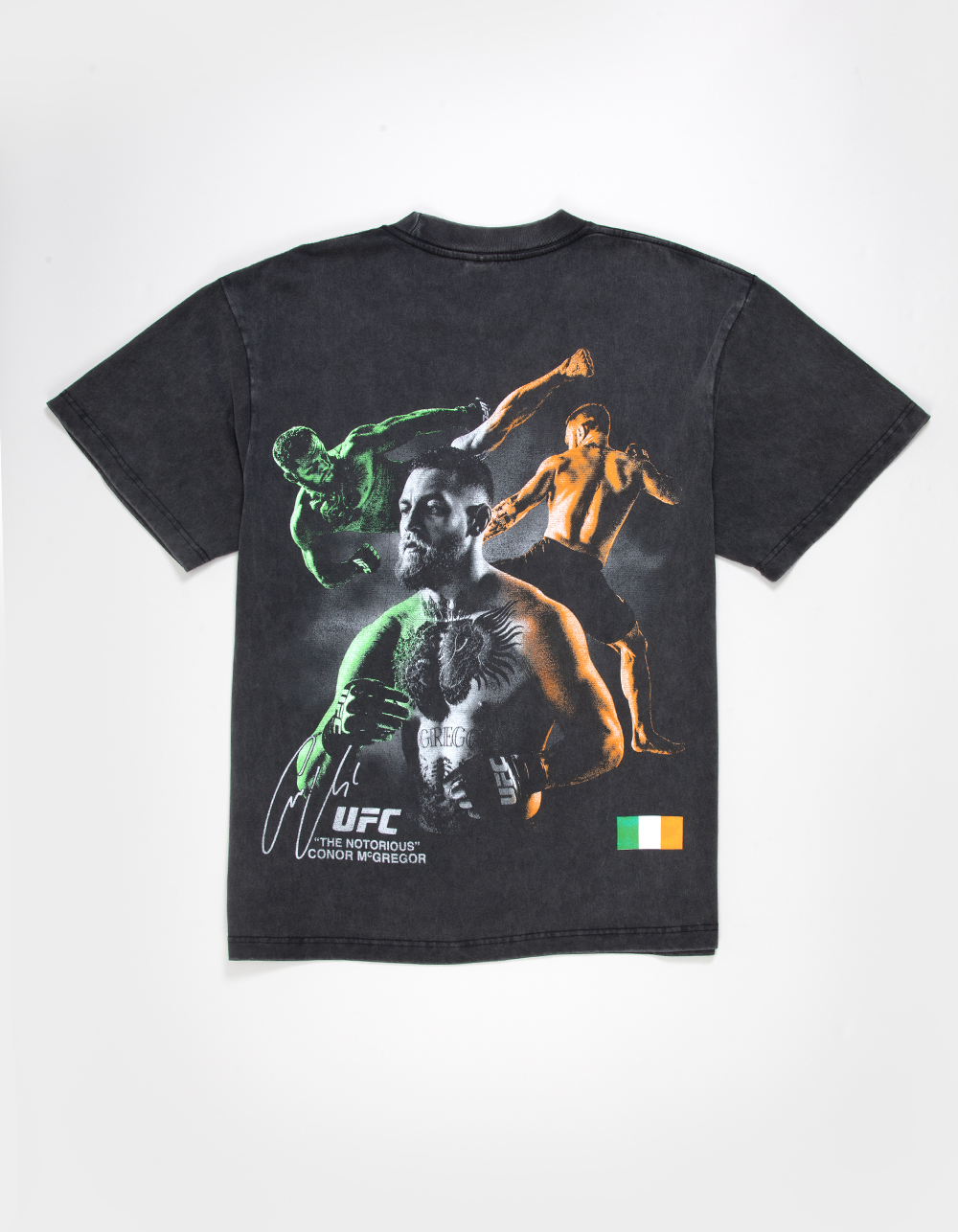 UFC McGregor Returns Mens Boxy Tee  - WASHED BLACK