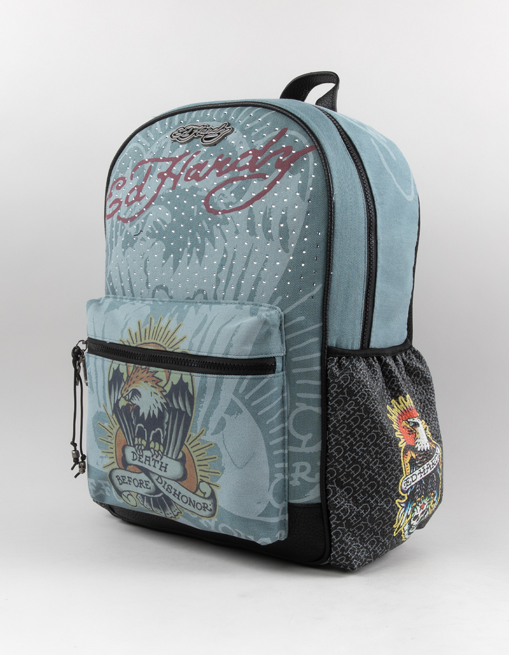 ED HARDY Mick Womens Backpack - DENIM