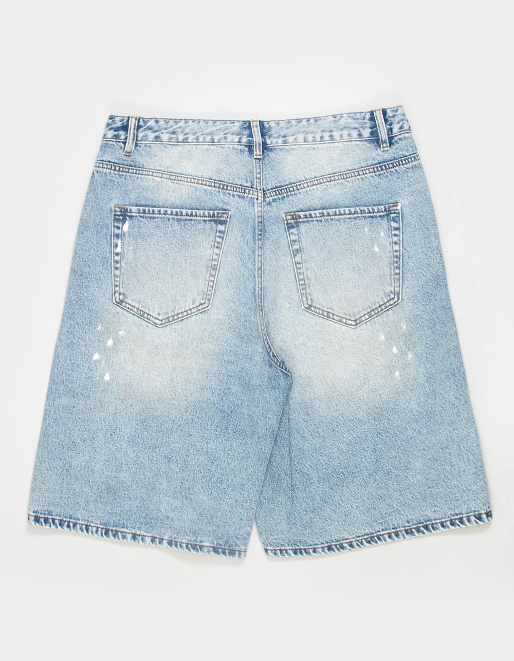 RSQ Mens Baggy Jorts - LIGHT INDIGO