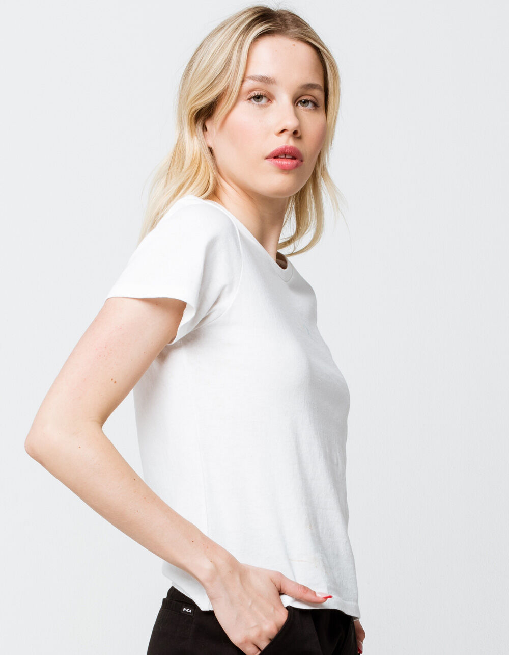 RVCA Wash Womens Baby Tee - WHITE | Tillys