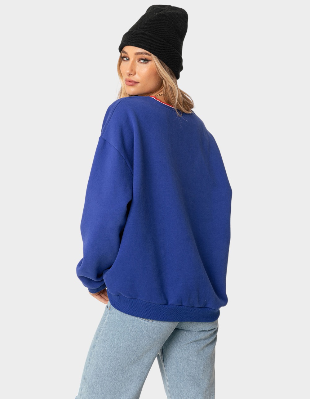 EDIKTED Dallas Sweatshirt - BLUE