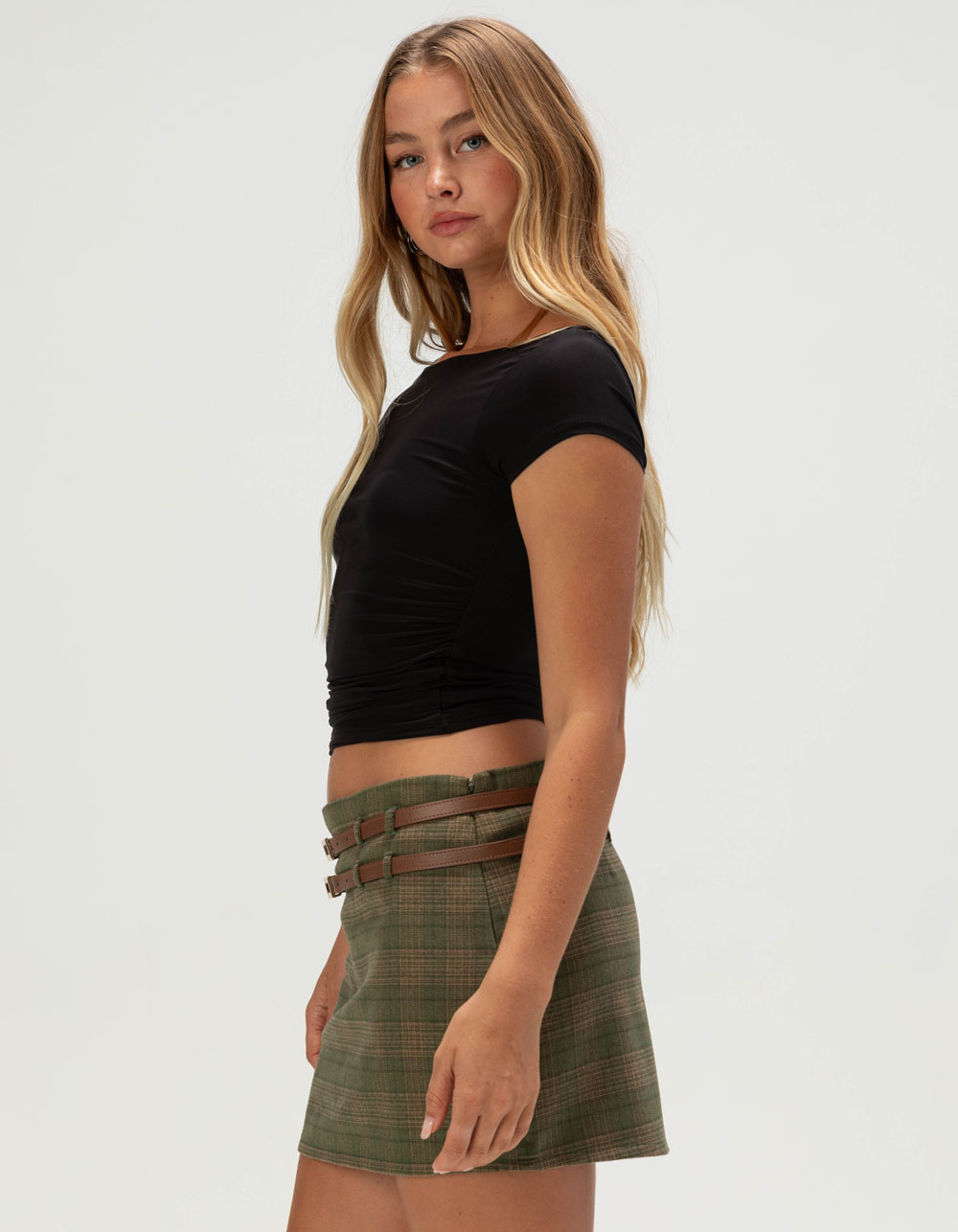 TILLYS Womens Cinch Side Tee