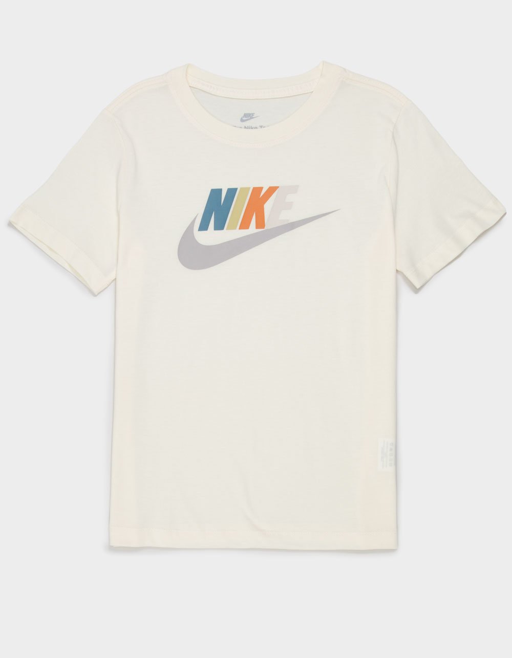NIKE Sportswear Futura HBR Boys Tee - OFF WHITE