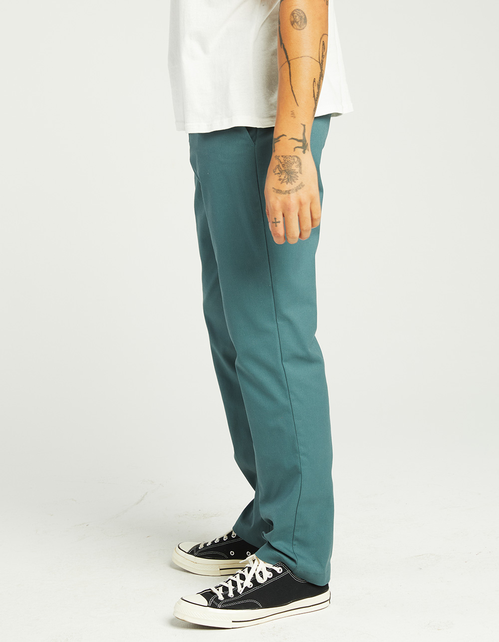 DICKIES 850 Slim Taper Flex Mens Pants - TEAL GREEN | Tillys