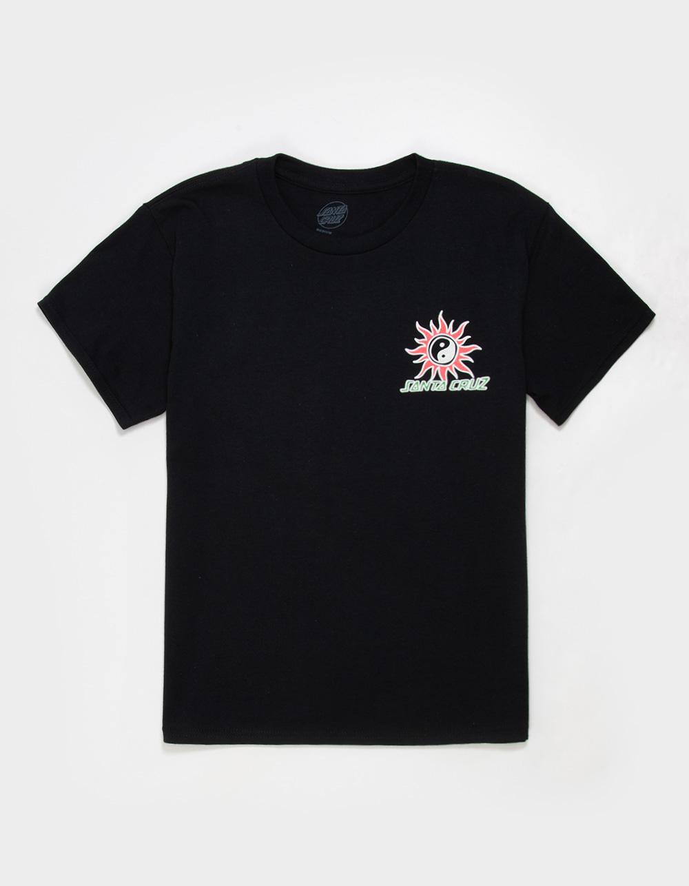 SANTA CRUZ Sol Spiral Boys Tee - BLACK