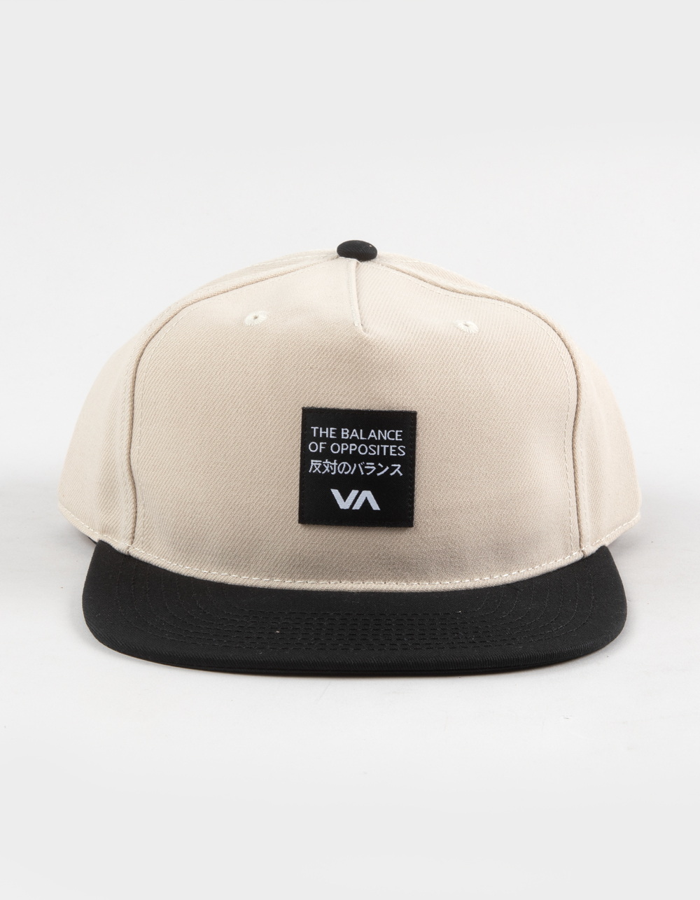 RVCA Foreign Snapback Hat - Cream Combo
