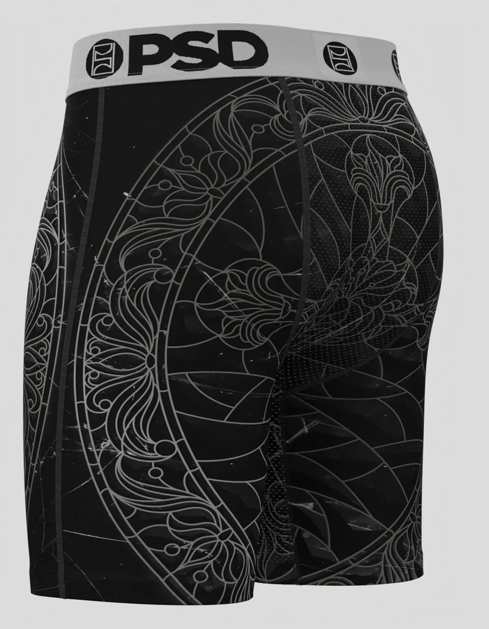 PSD Black Path Mens Boxer Briefs - MULTI