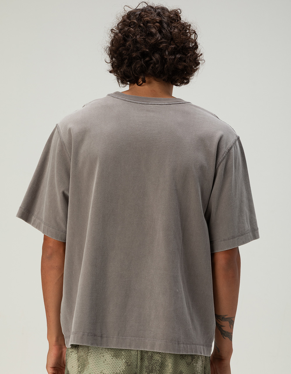 RSQ Mens Boxy Tee - DARK GRAY