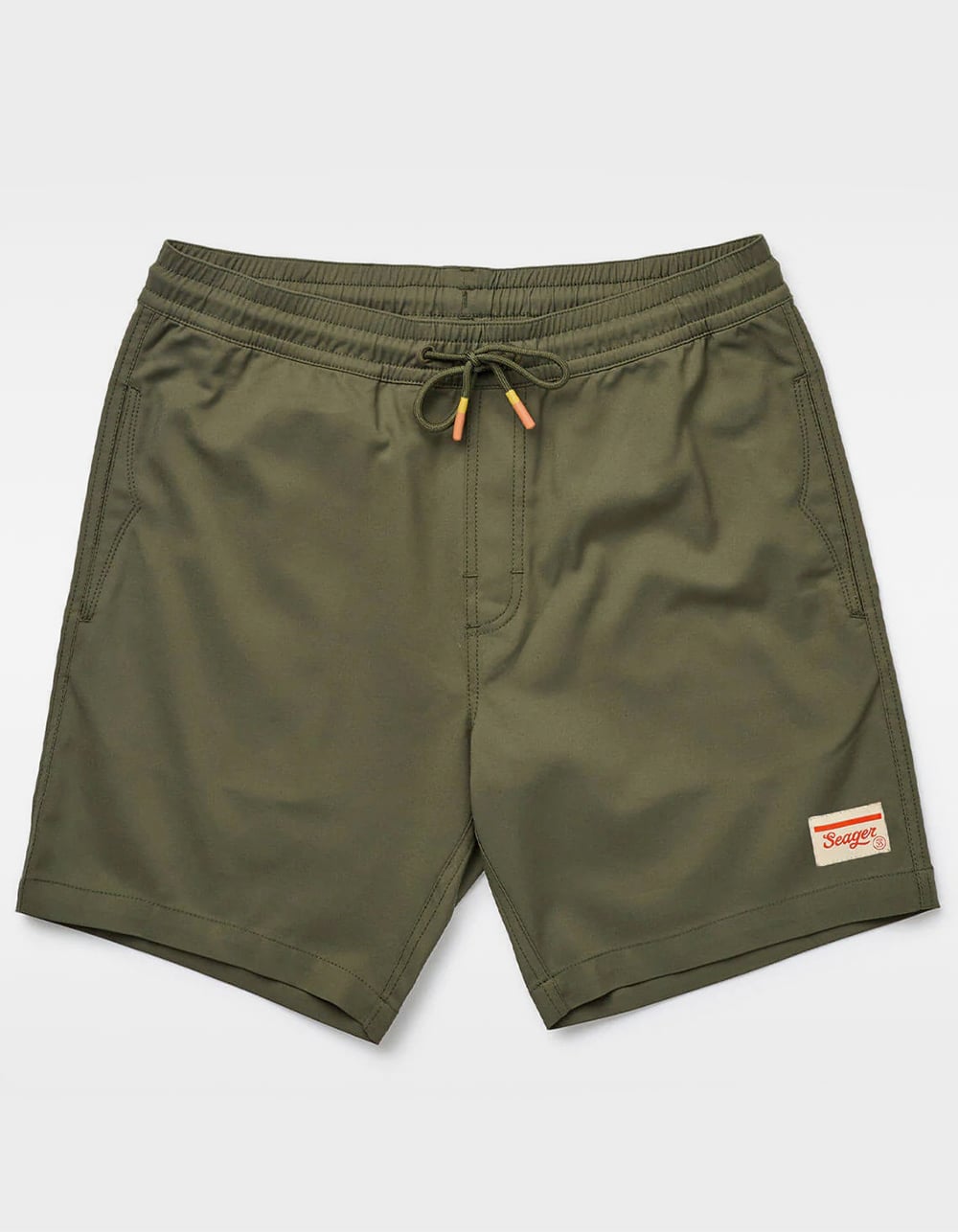 SEAGER Yuma Mens Nylon Shorts - OLIVE