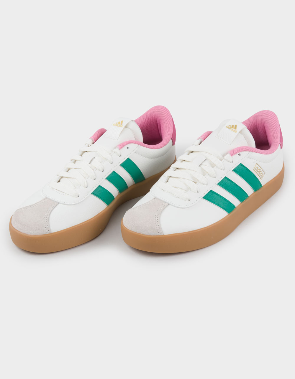 ADIDAS VL Court 3.0 Womens Shoes - WHITE/GREEN