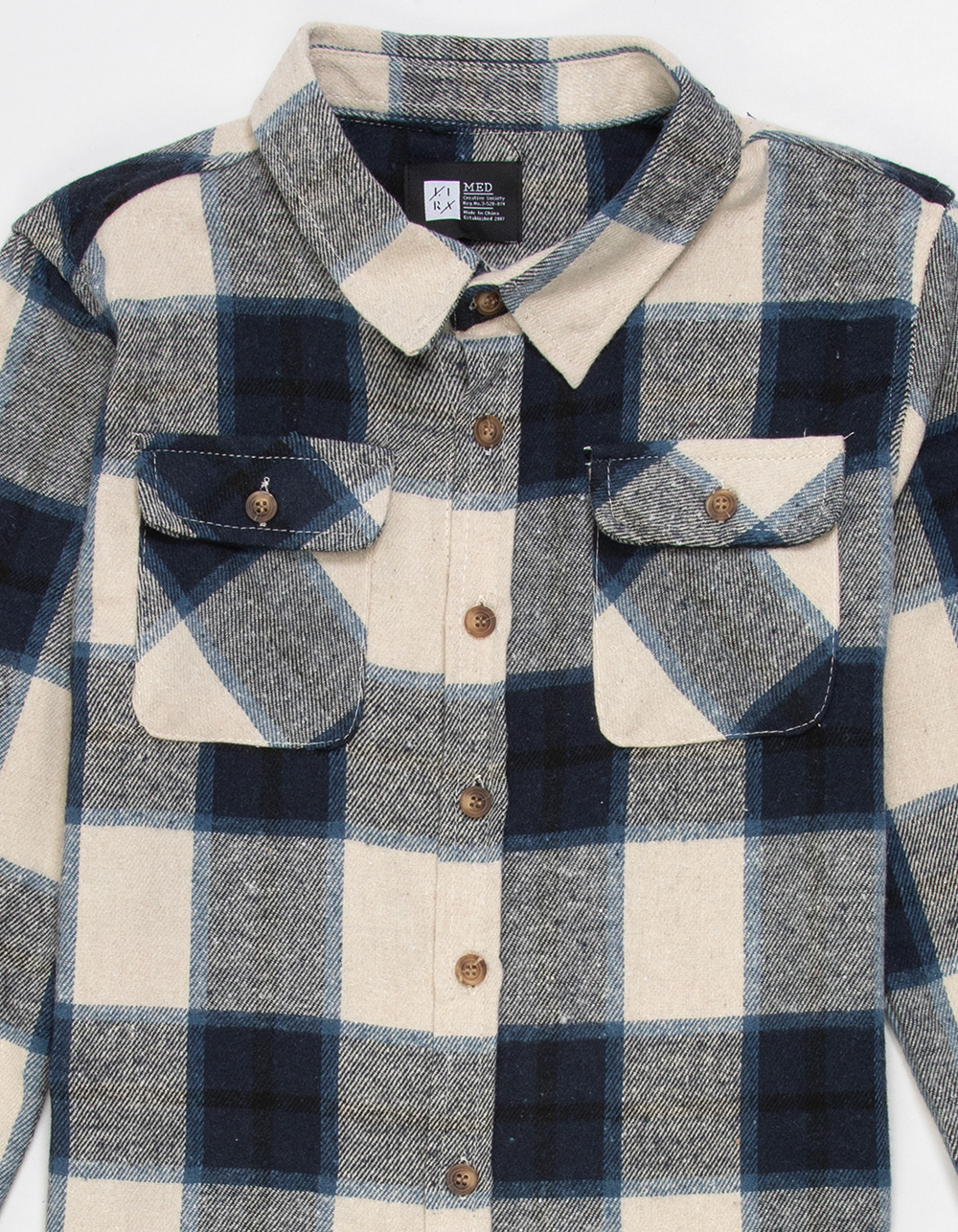 LIRA Boys Flannel - NAVY COMBO